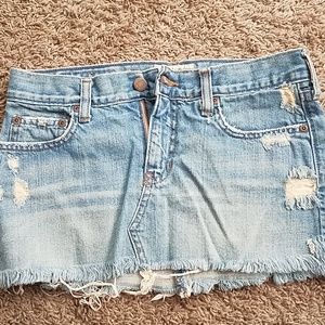 Denim Abercrombie & Fitch skirt